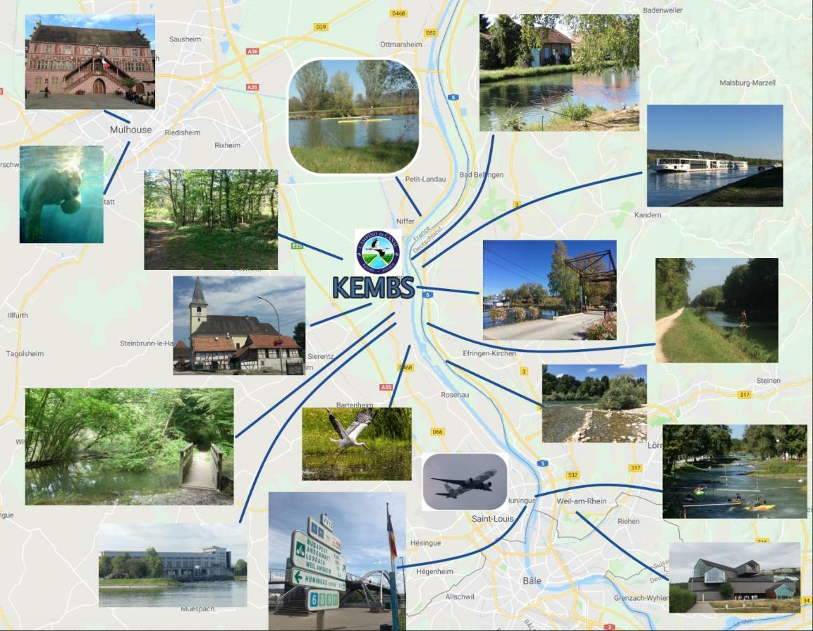 Camping Du Canal Kembs Eksteriør billede